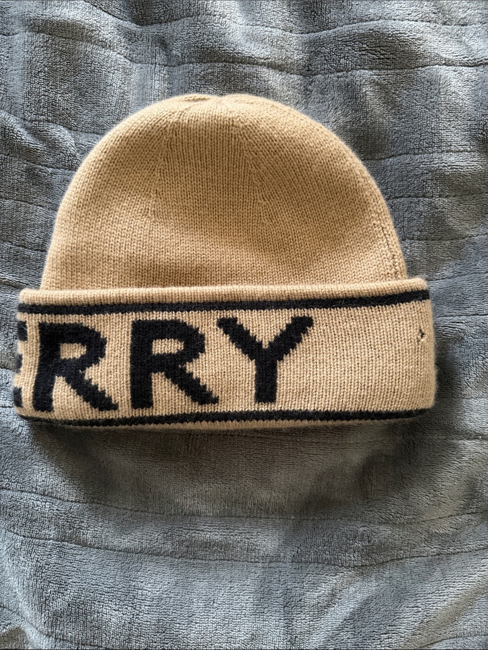 Burberry - Logo intarsia cashmere beanie - Picture 2 of 5